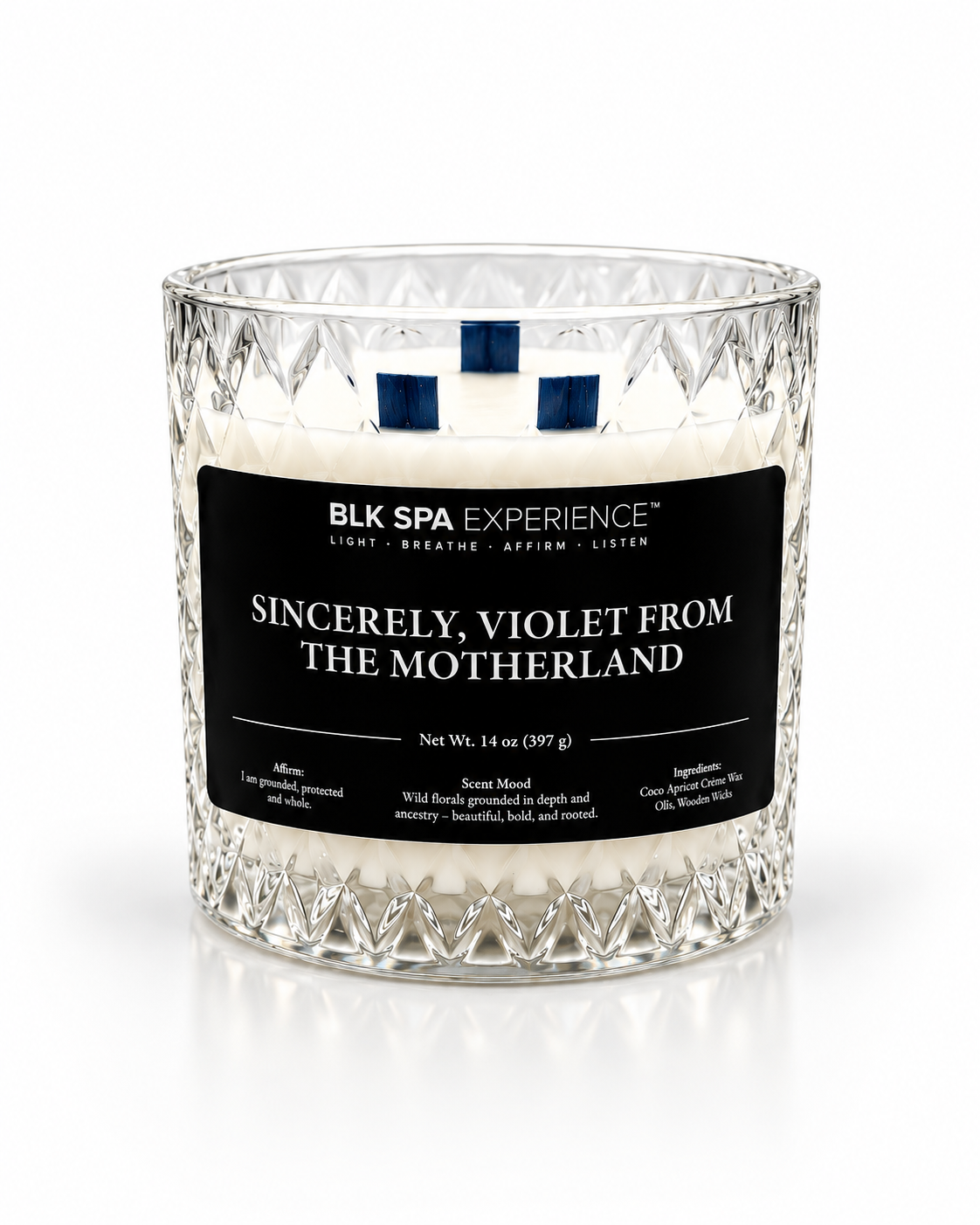 Sincerely Violet from the Motherland Candle - Opulence