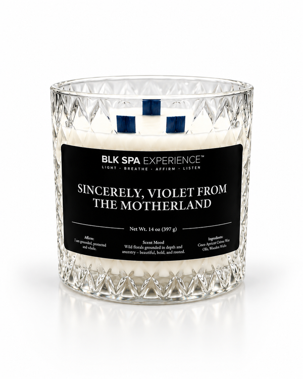 Sincerely Violet from the Motherland Candle - Opulence