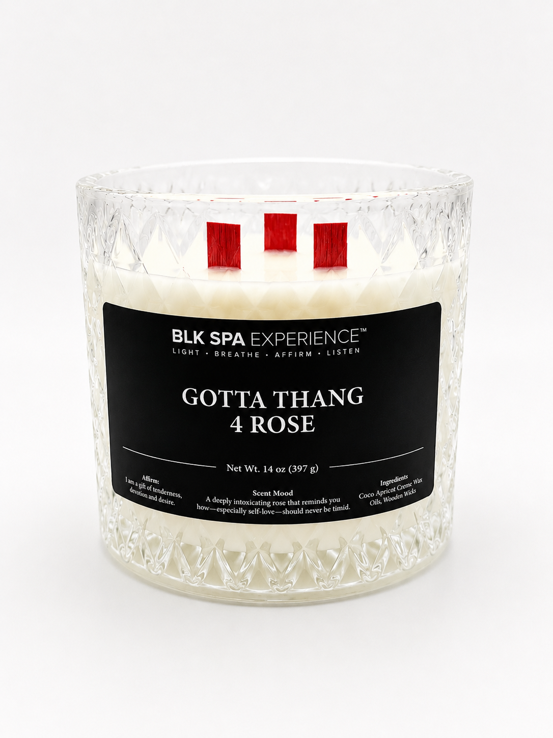 Gotta Thang 4 Rose | Opulence Collection Crystal Candle