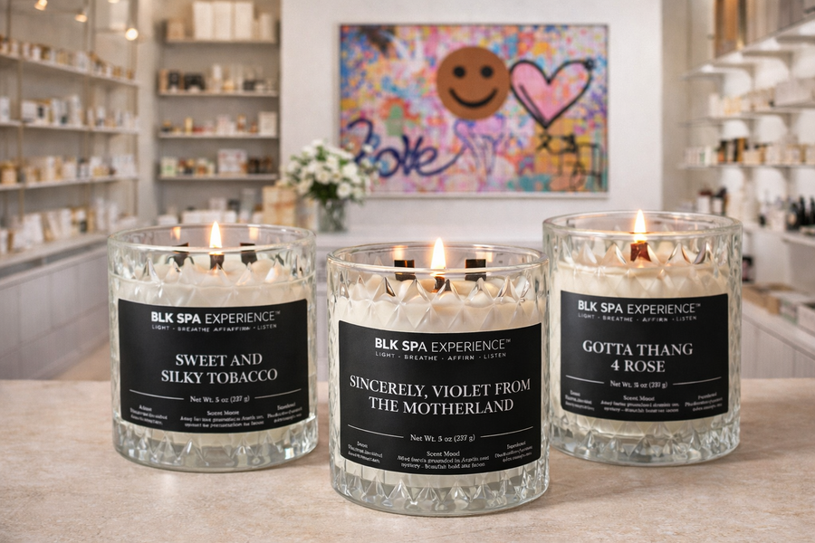 BLK Spa candles
